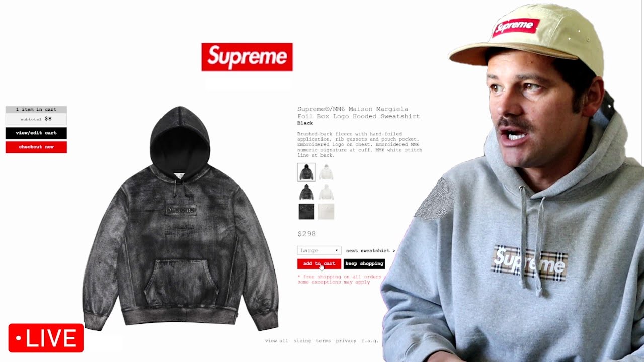 SUPREME LIVE COP- (MAISON MARGIELA!!!!)