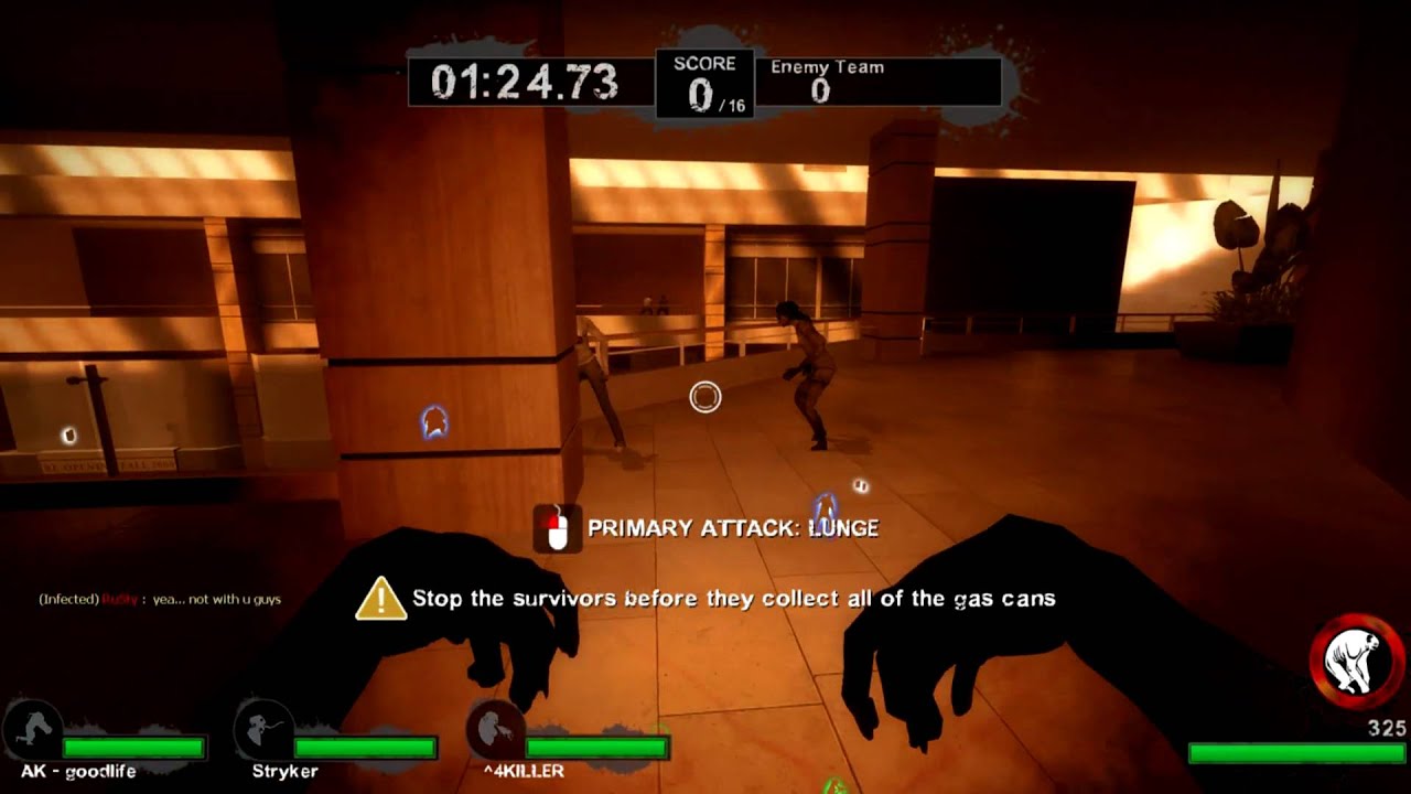 [HD] Left 4 Dead 2 Scavenge: 0 Cans 1 Win