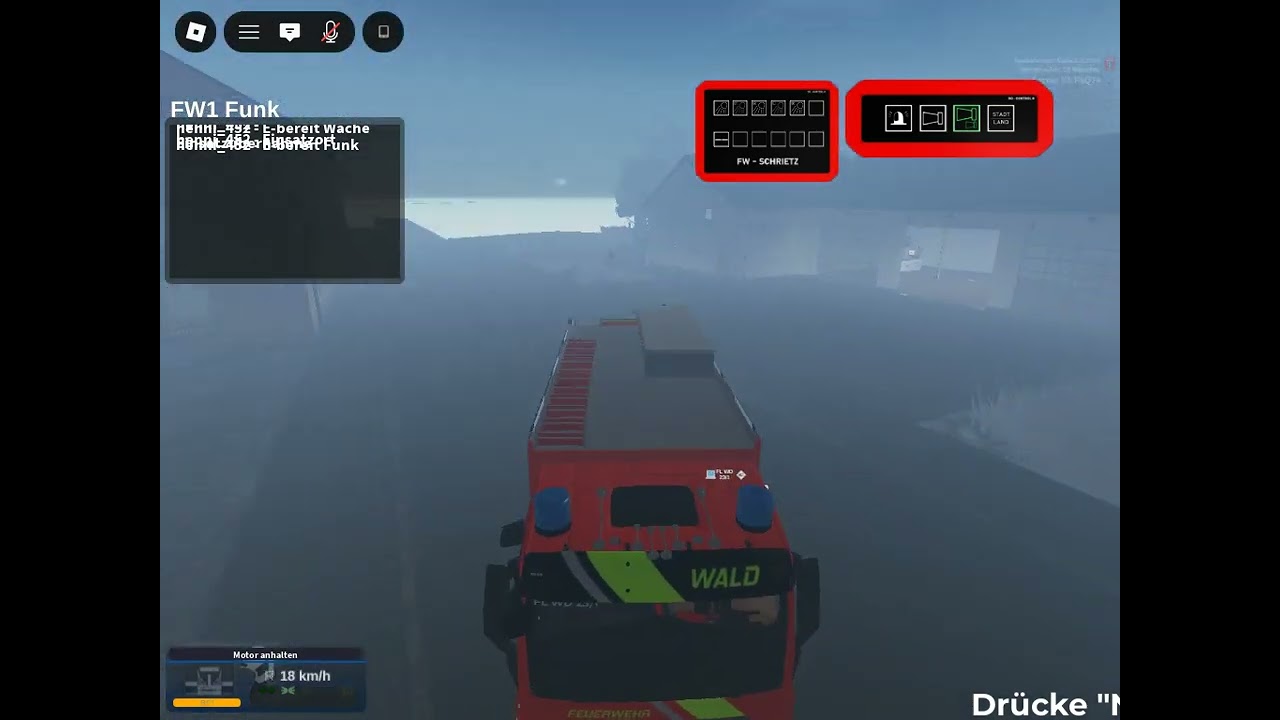 Kurzer ein Blick Feuerwehr Schrietz Roblox