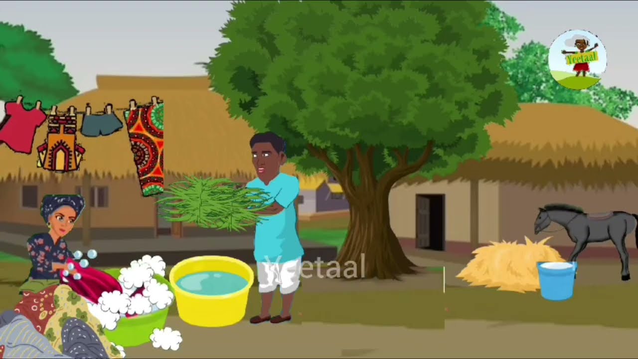 Doudou ak gaïndébi: dessin animé en wolof ( leep  en wolof, récit EN wolof, histoire EN wolof)