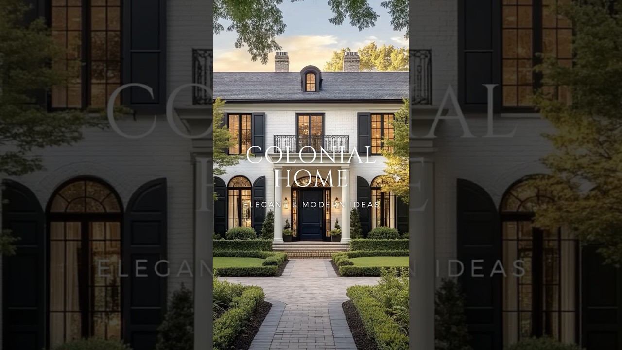 🏡 Modern Colonial Home Tour! ✨ Timeless Design Meets Contemporary Elegance |