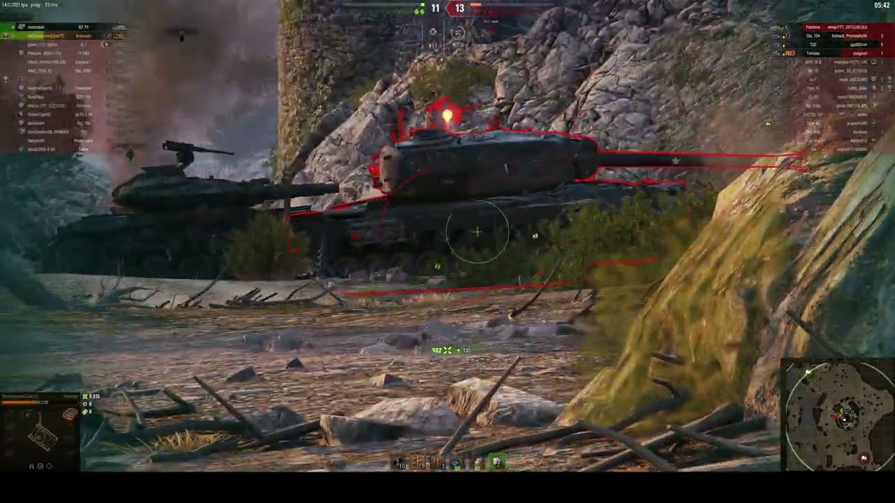 Kranvagn - 13 341 damage / 9 kill / 1 150 blocked