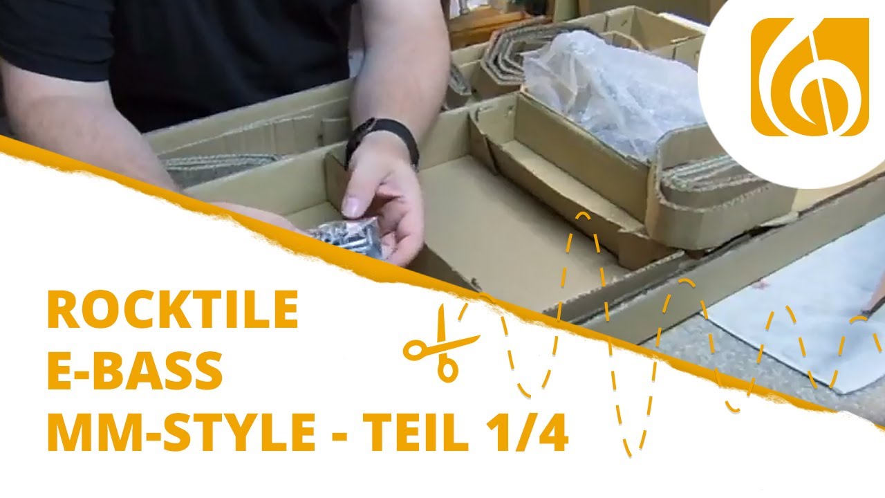 Rocktile E-Bass Bausatz MM-Style - Teil 1 Intro und Unboxing