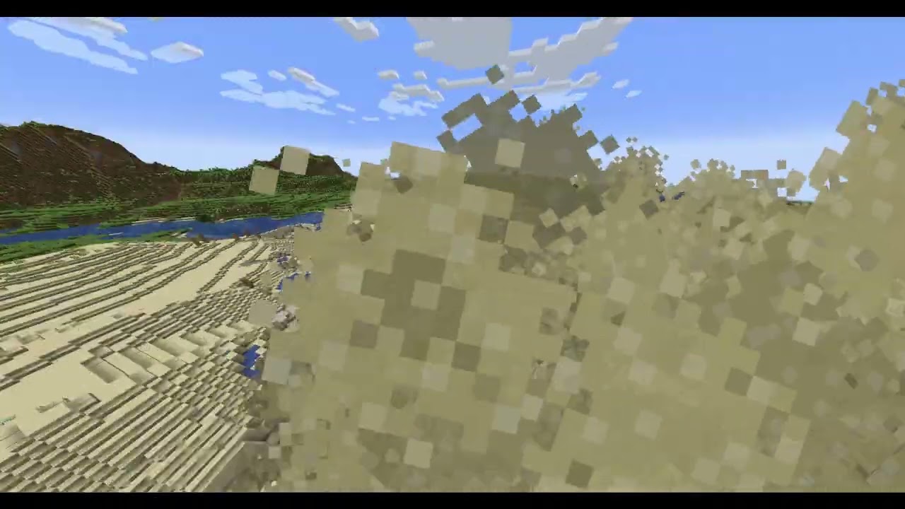 なんか見つけた砂漠化MOD (タイムラプス)   Desertification timelapse