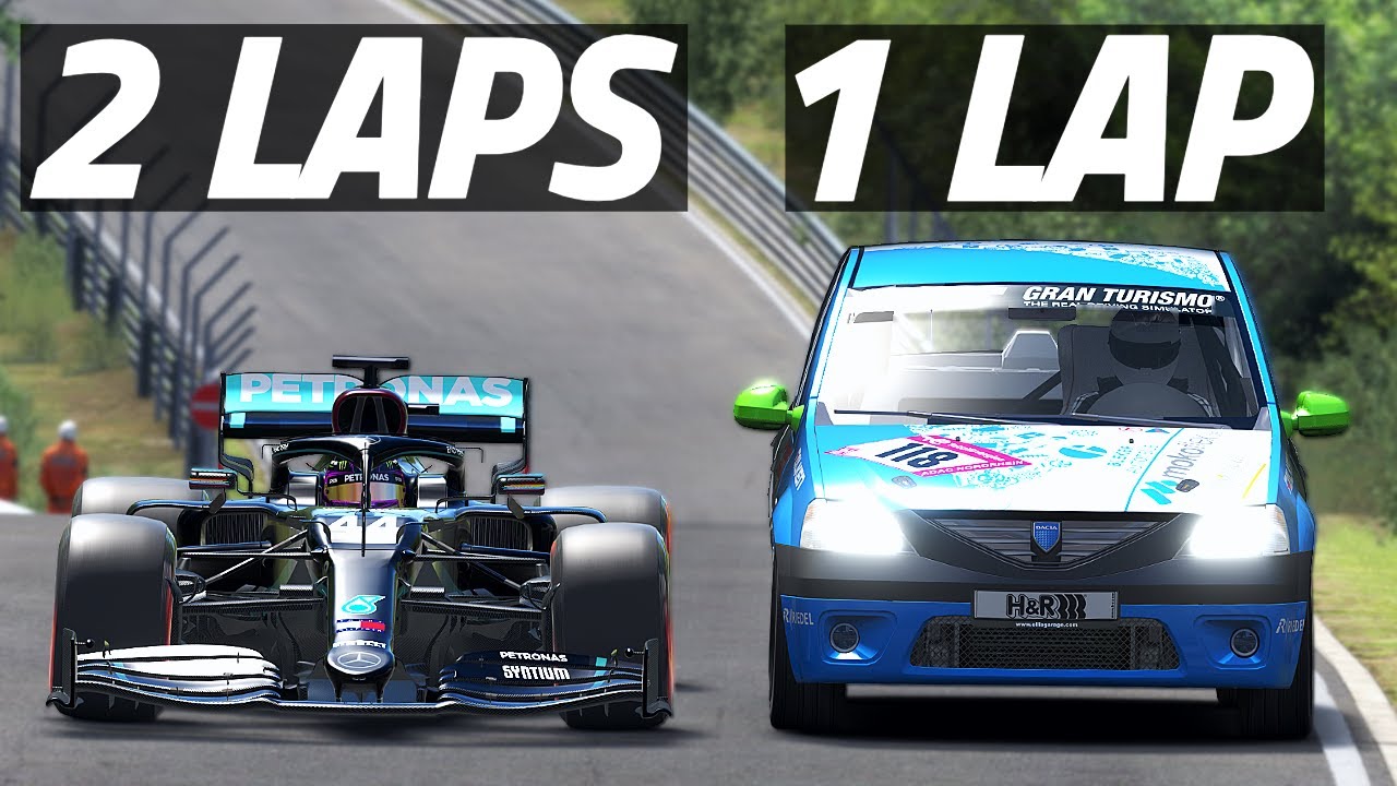 Can the Mercedes W11 Complete 2 Laps of the NORDSCHLEIFE Before a DACIA LOGAN Finishes 1?