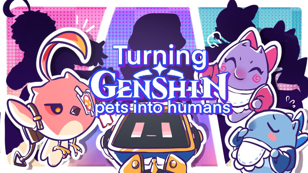 Turning Genshin Pets into humans! ✨Part Seven✨