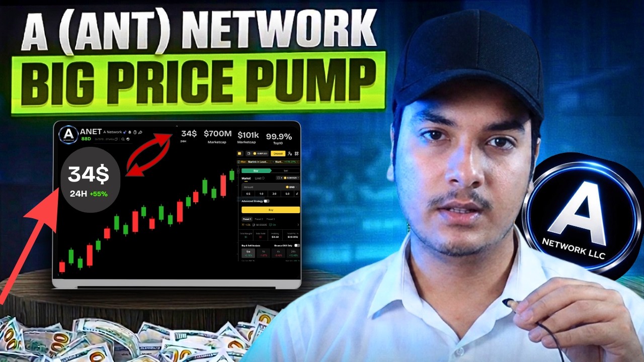 A (ANT) Network Big Price Pump! | A Network Mining Token Price | A Network Listing | Cryptomentory