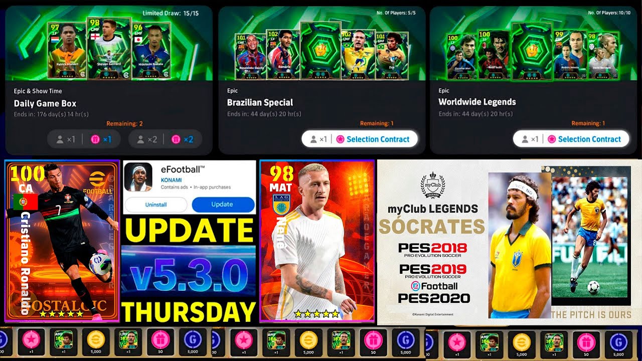 Atenção🚨 Box de CARNAVAL e os Novos Contratos no eFootball 26 Mobile!