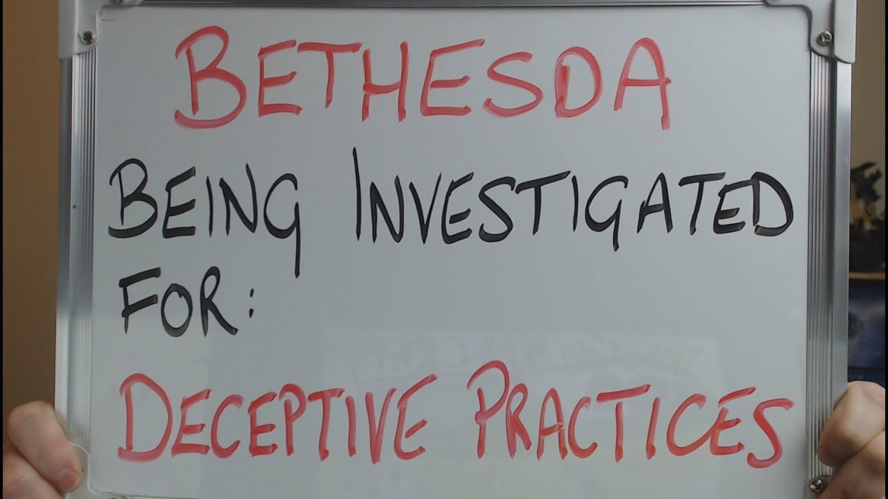 BETHESDA being INVESTIGATED for DECEPTIVE PRACTICES with FALLOUT 76 !!