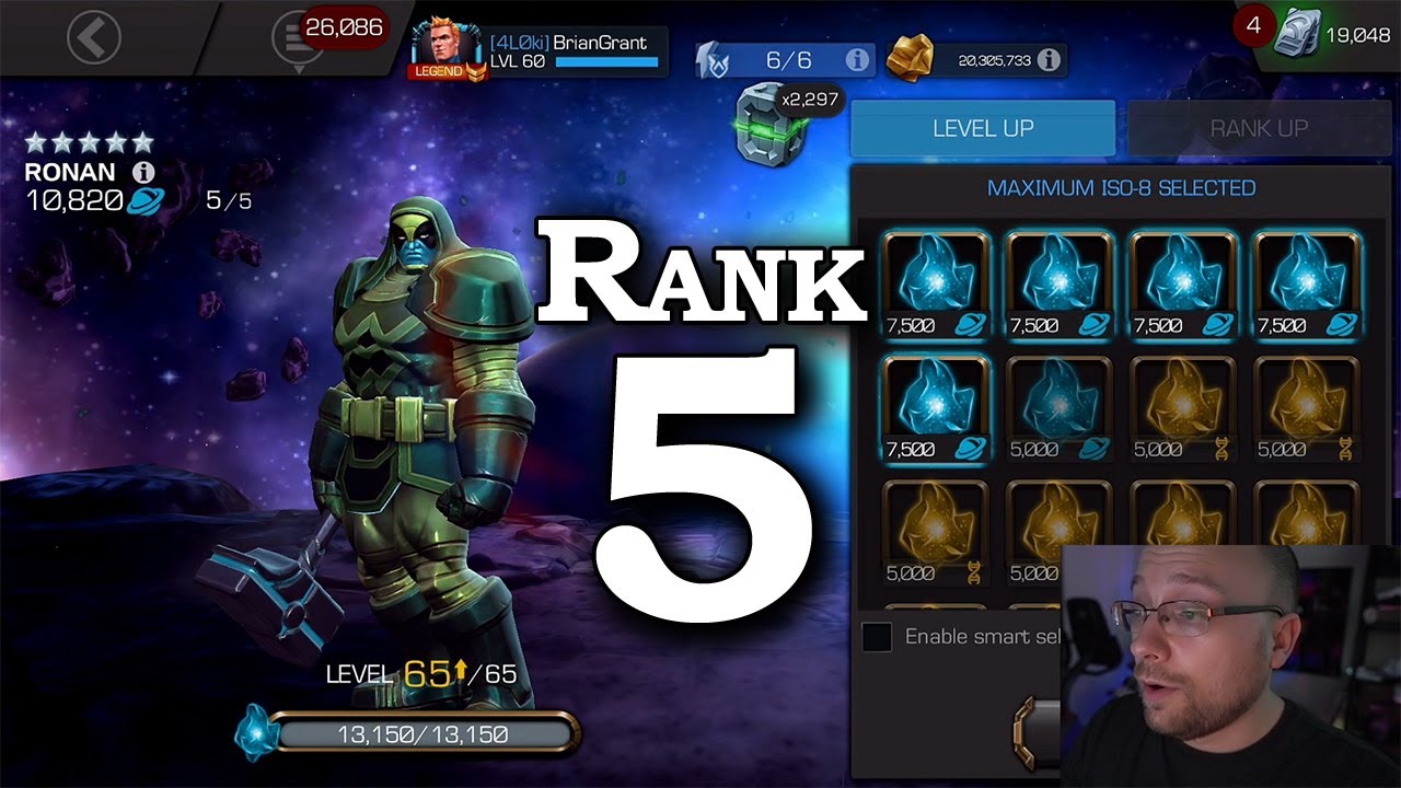 Ronan Rank Up and Analysis | Marvel Contest of Champions