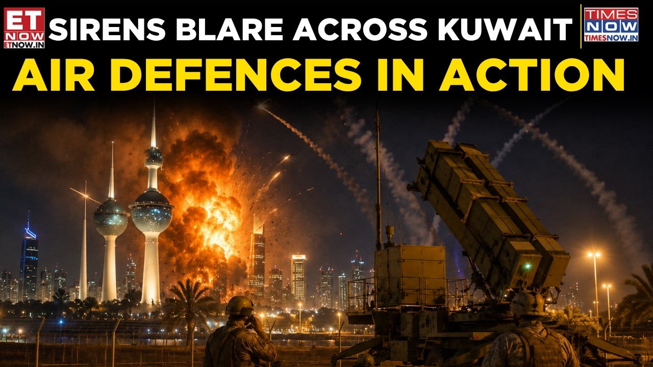 Gulf On Edge: Kuwait Activates Air Defences Amid Missile & Drone Threats | World News | ET Now
