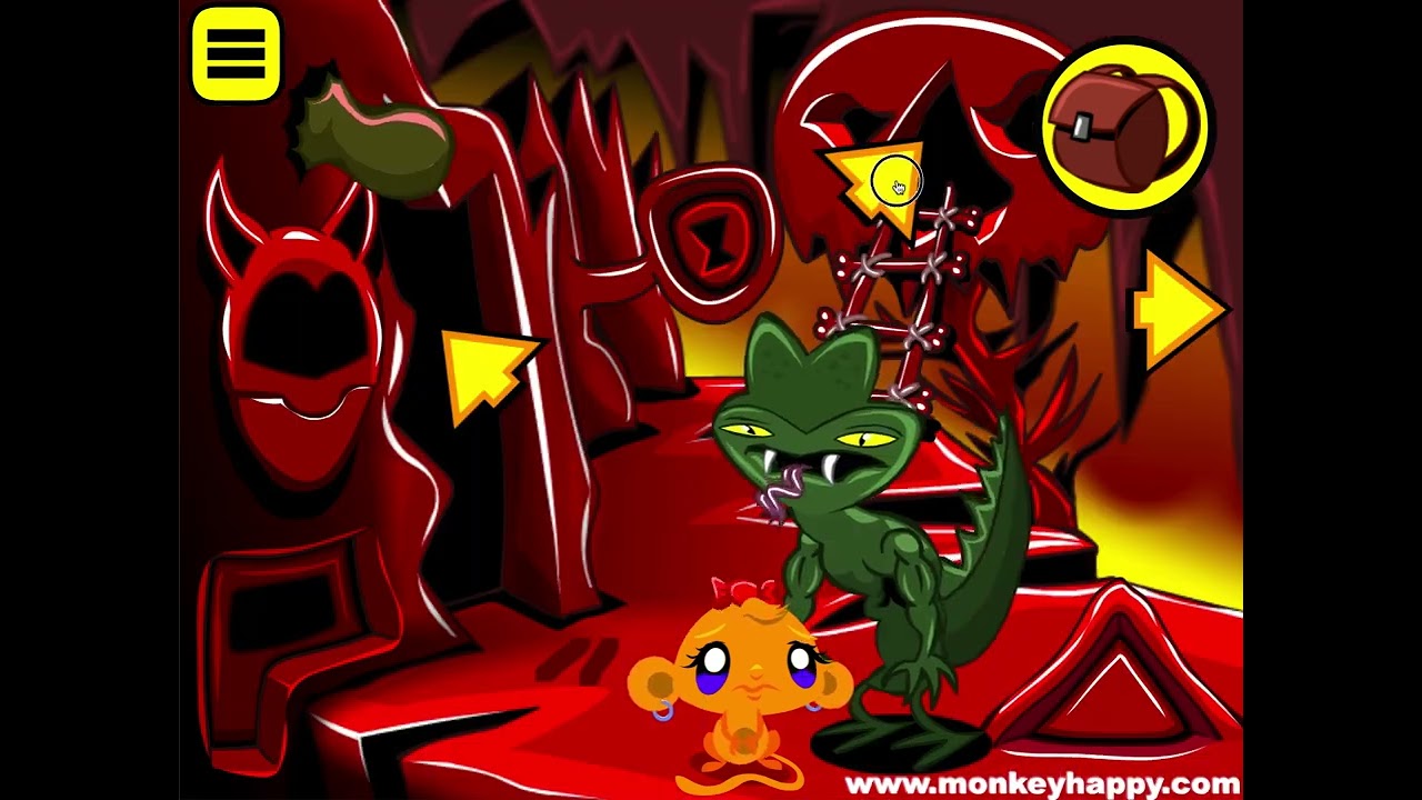 Monkey GO Happy Caverns - Глава 3
