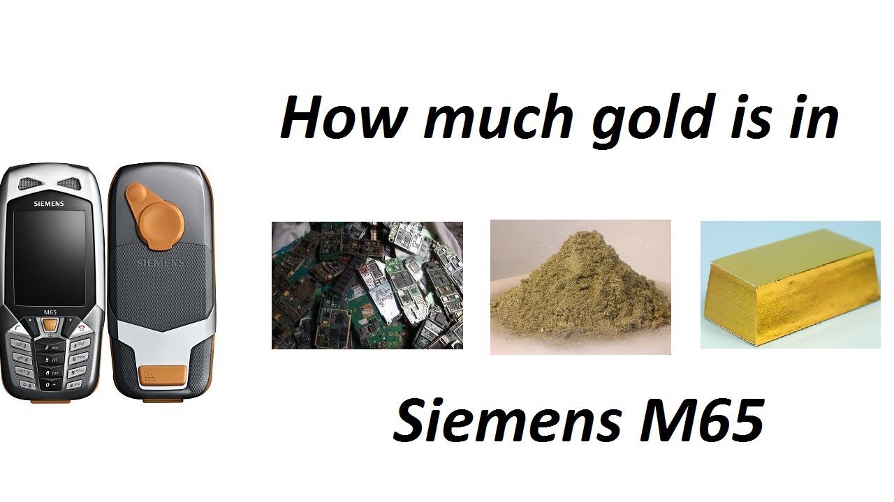 Scraping a Siemens M65 cell phone in search of gold