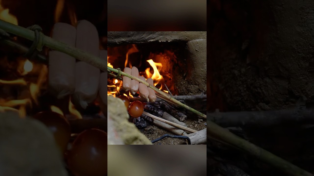 A Girl Builds a Secret Shelter Beneath Tree Roots #SurvivalSkills #SecretShelter #OutdoorLife