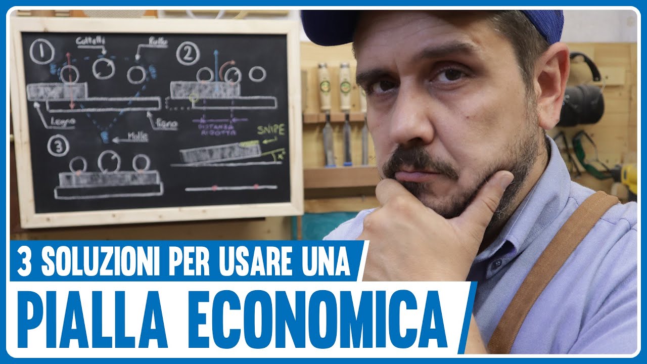 3 soluzioni per usare una pialla economica