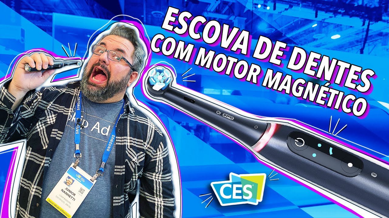ESCOVA DE DENTES COM MOTOR MAGNÉTICO DA ORAL B