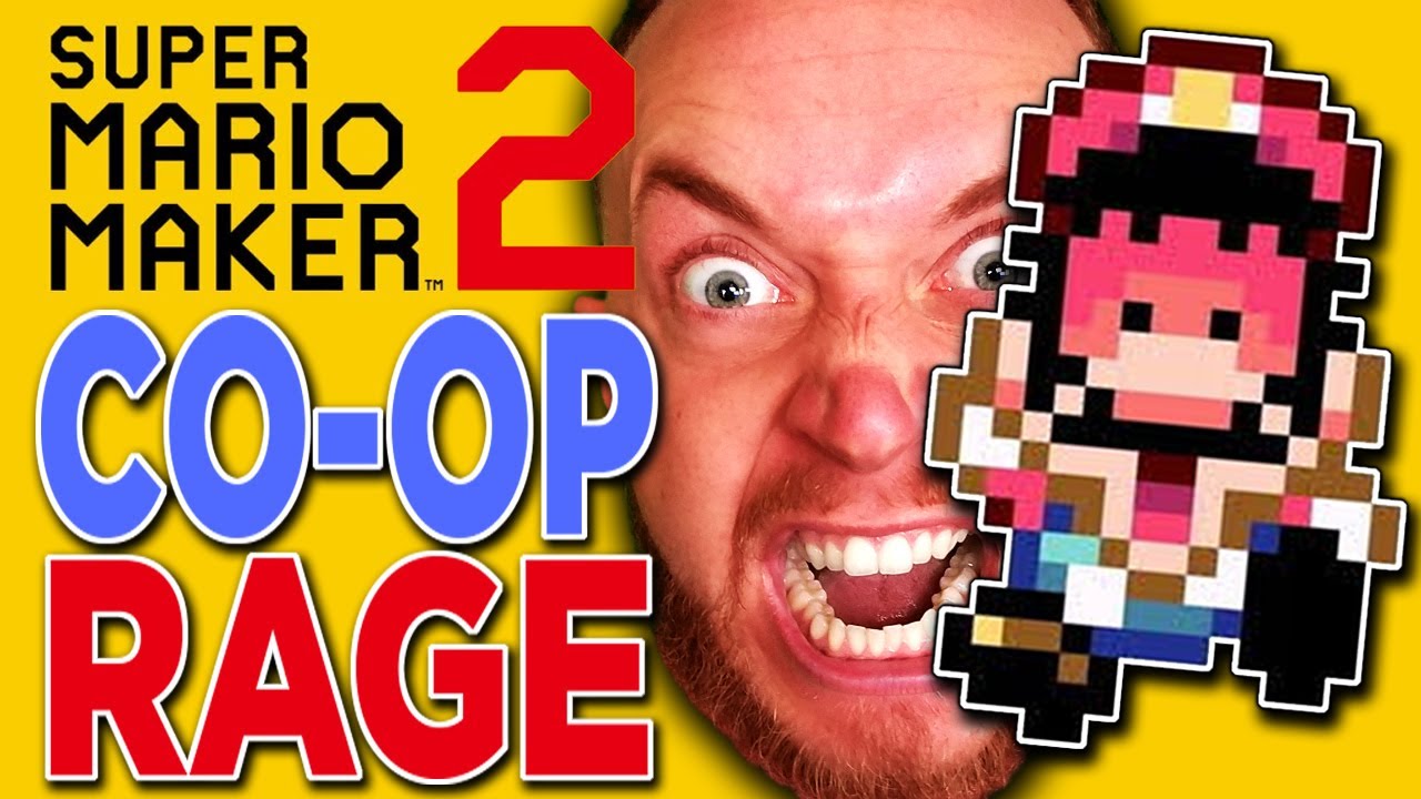Super Mario Maker 2 Co-Op RAGE