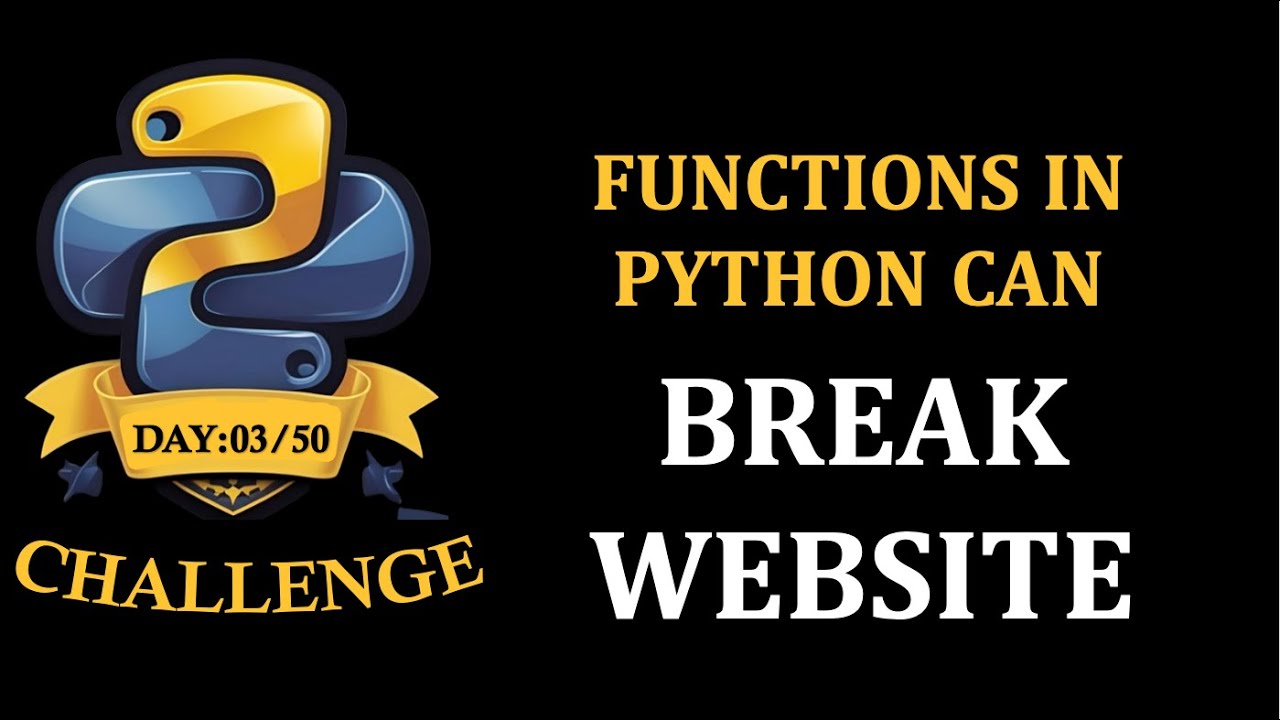 Day 3/50: Functions in Python That Can Break Websites | PentestHint