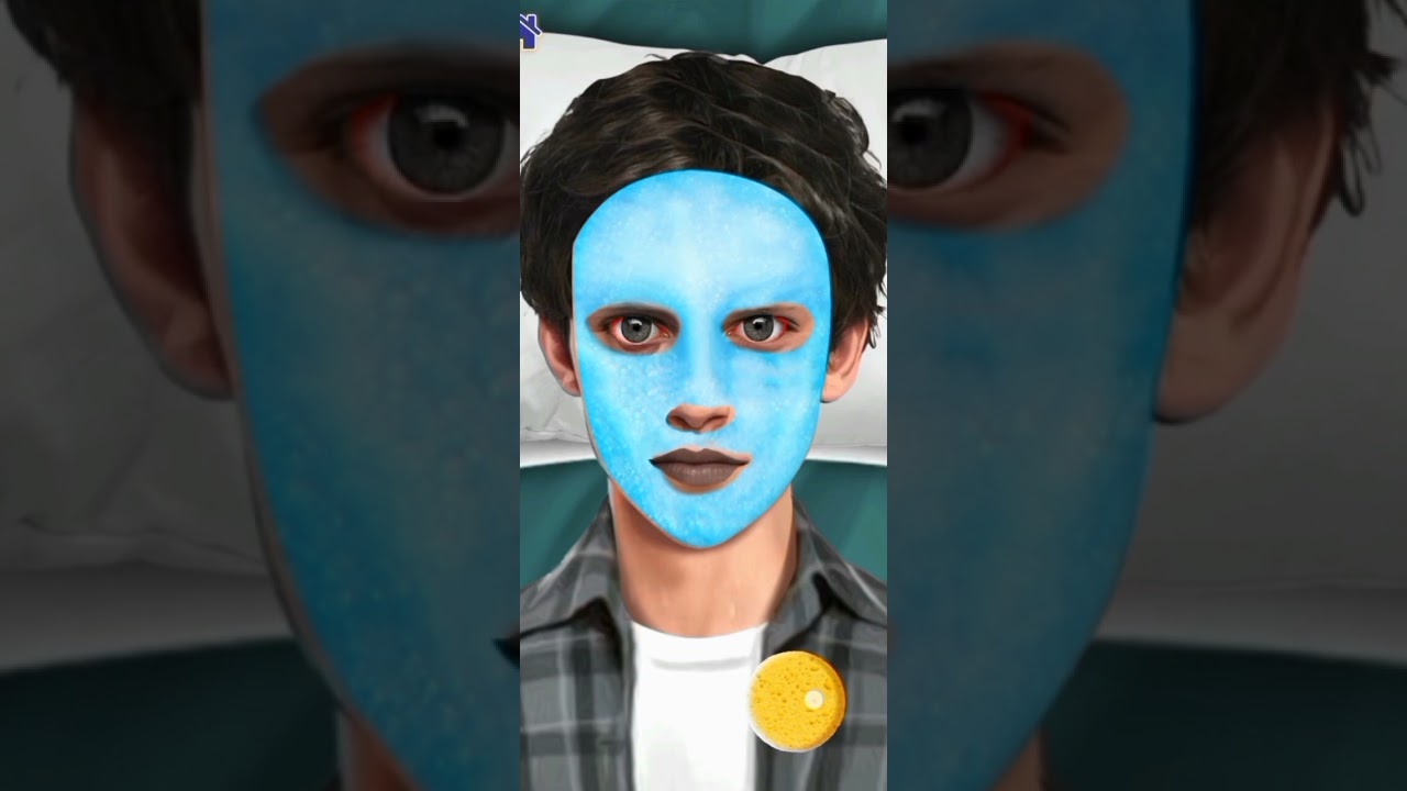 Asmr dirty face animation