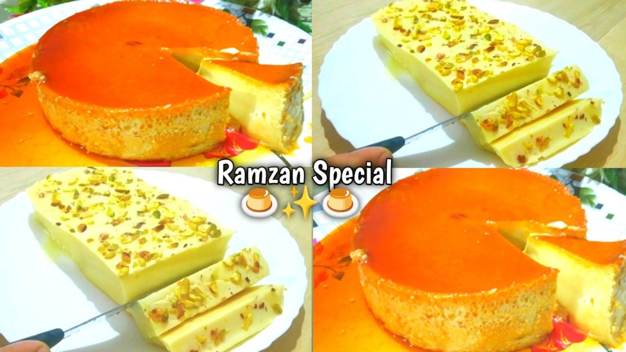 Iftar Special✨ Custard China Grass Pudding | Caramel Egg Custard Pudding🍮  | How to make Caramel