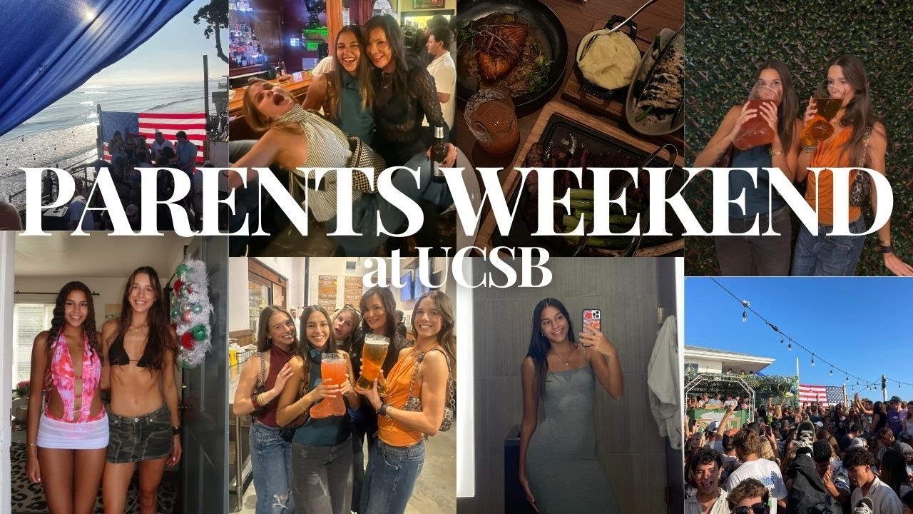 Видеоблог о выходных для родителей в Калифорнийском университете в Санта-Барбаре