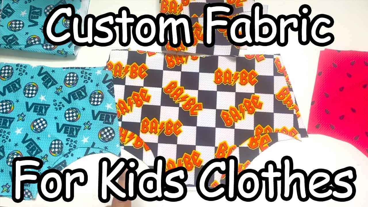 Making My OWN PRINTED Fabric For Baby BUMMIES/Shorts | Sublimation