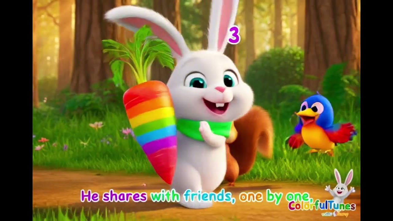 LET’S COUNT CARROTS WITH BENNY 🐰🥕 | FUN COUNTING SONG FOR KIDS #bennysong#countingsong 
