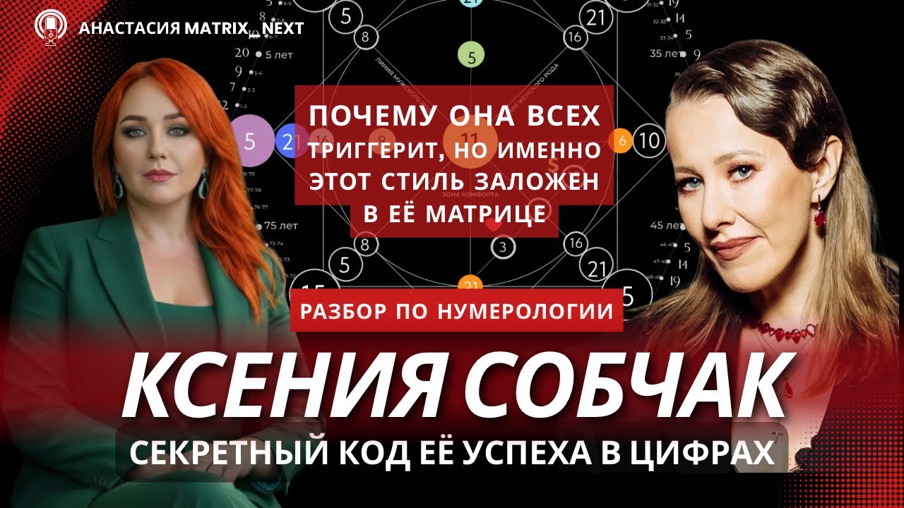 Разбор матрицы Ксении Собчак. Почему она всех триггерит, но именно этот стиль заложен в её матрице