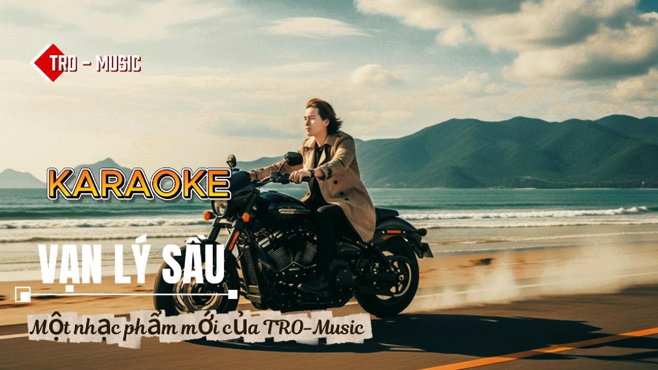 VẠN LÝ SẦU _ #karaoke #tromusic #bluerock