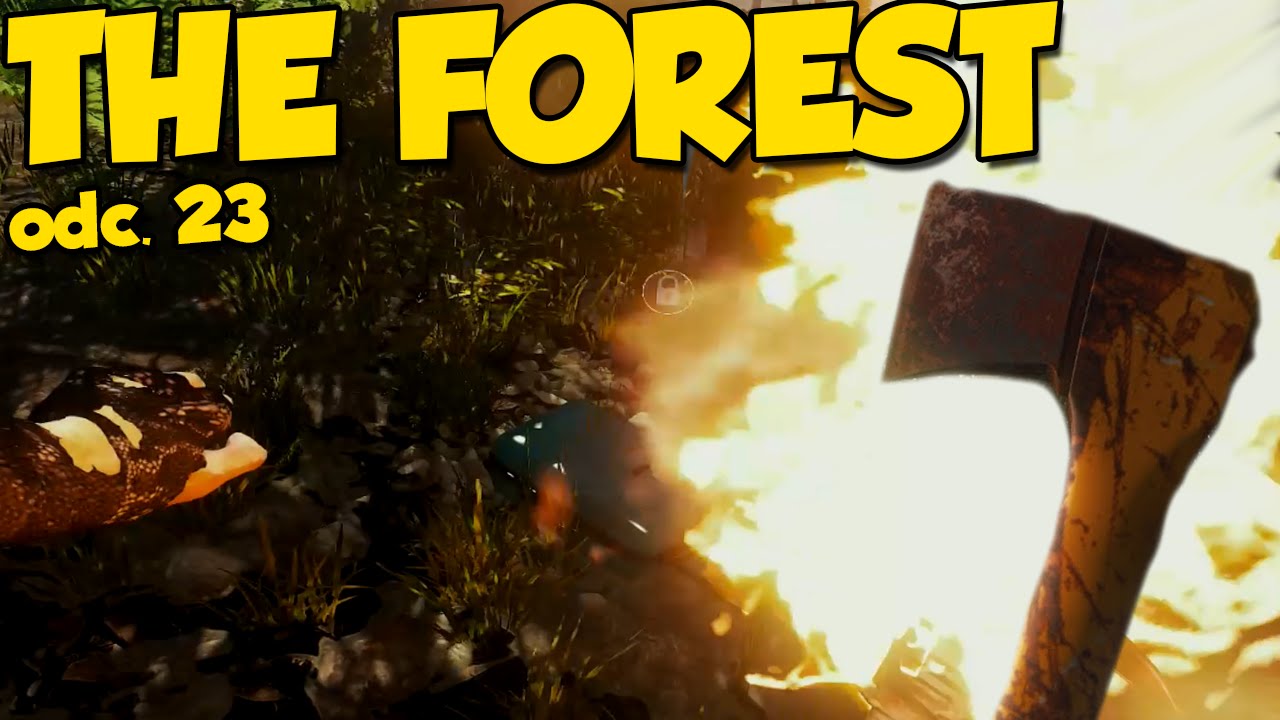 PŁONĄCA SIEKIERA! - The Forest #23 [Let's Play PL]