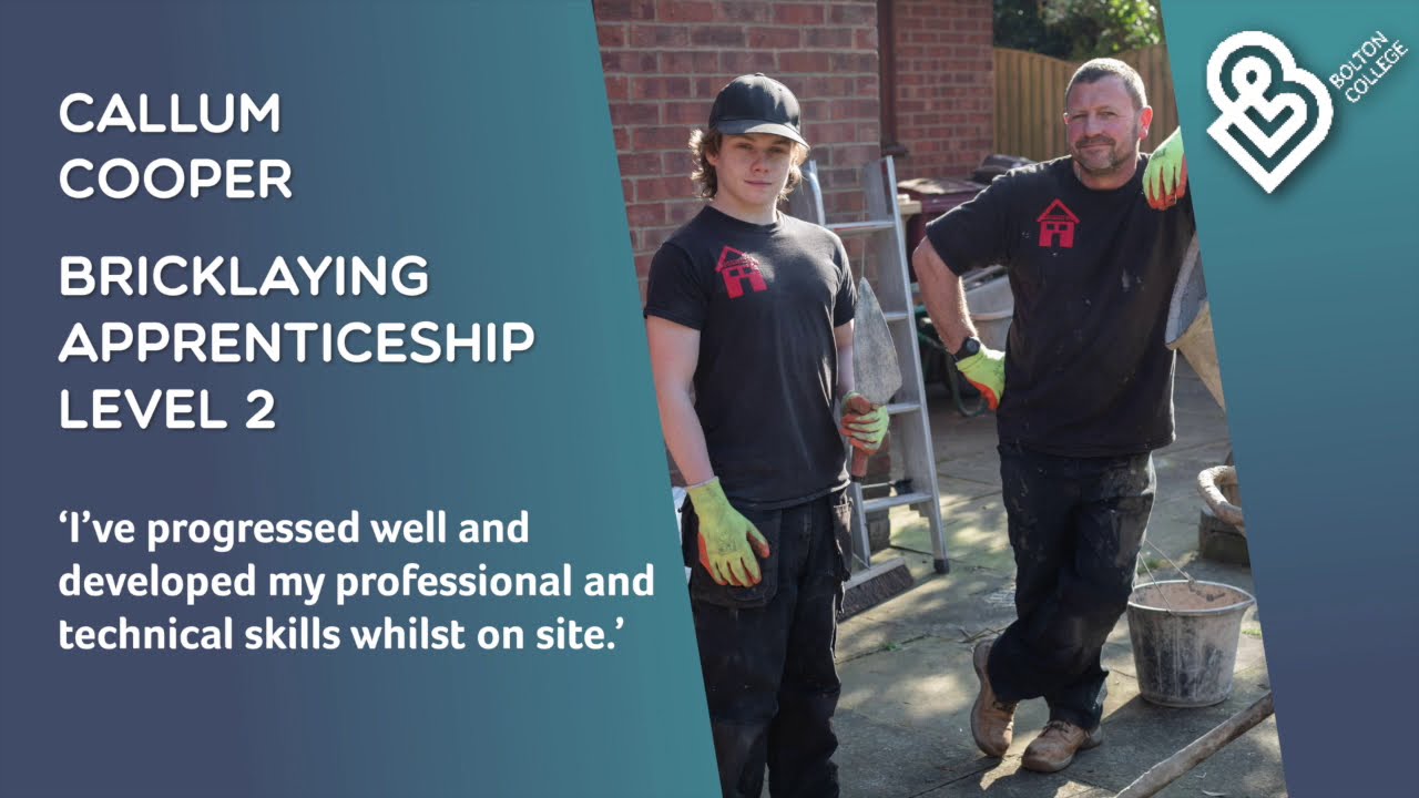 Bricklaying Apprenticeships at Bolton College