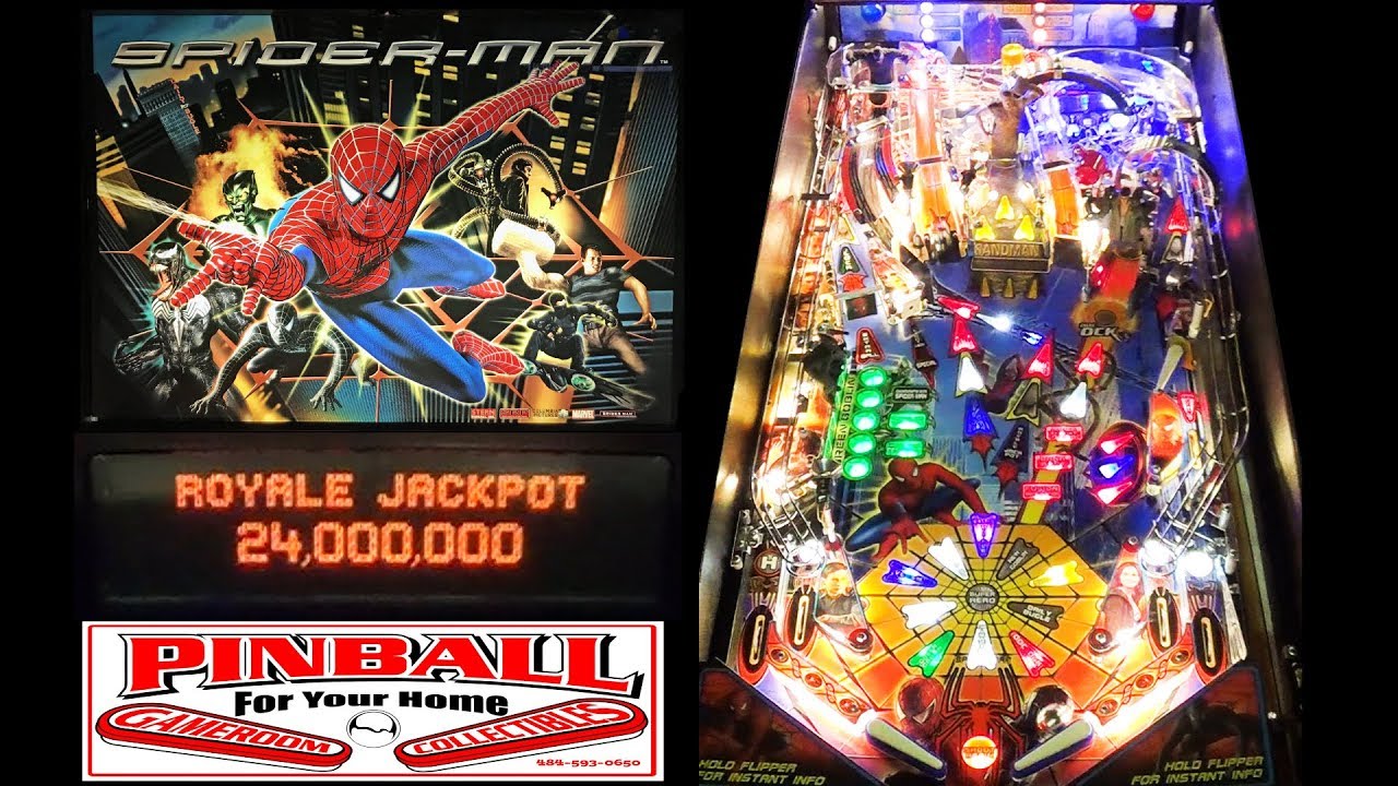 Spider-Man Pinball Machine ~ 2007 Stern