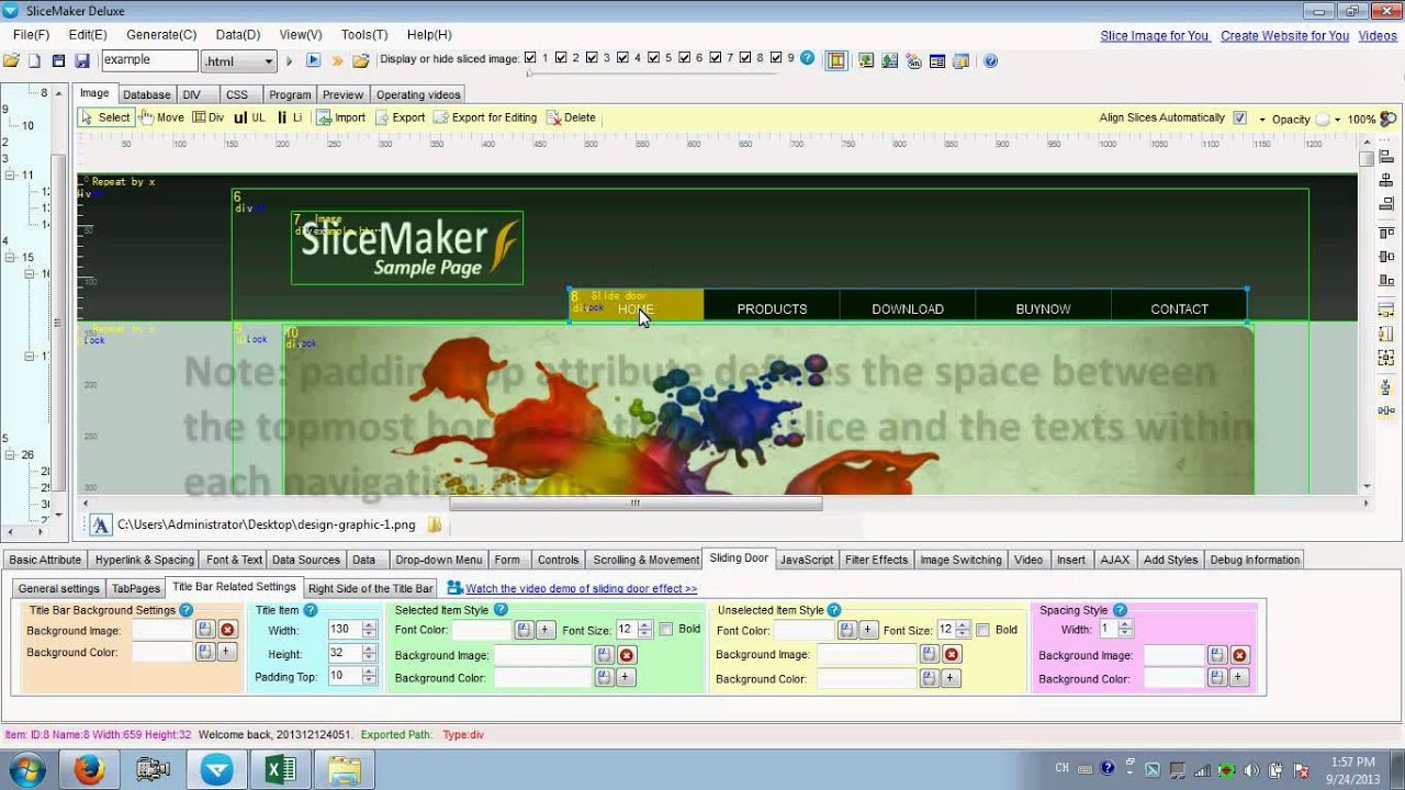 Video Tutorial: How to Create a Web Page with SliceMaker Products?