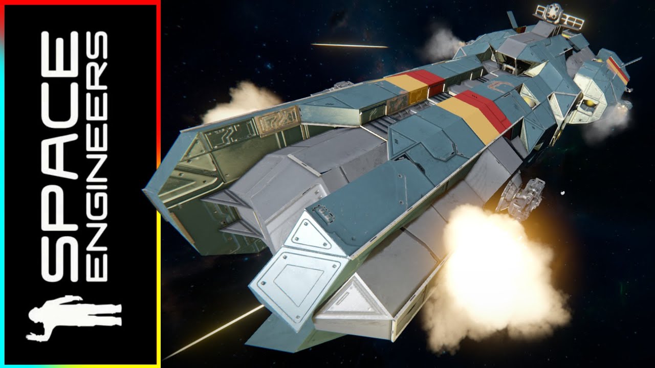 The Telesto Class Frigate!! - Space Engineers