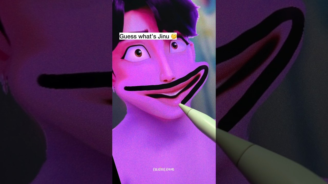 RUMI and JINU are TRAPPED in poppy playtime #shorts #art #kpopdemonhunters