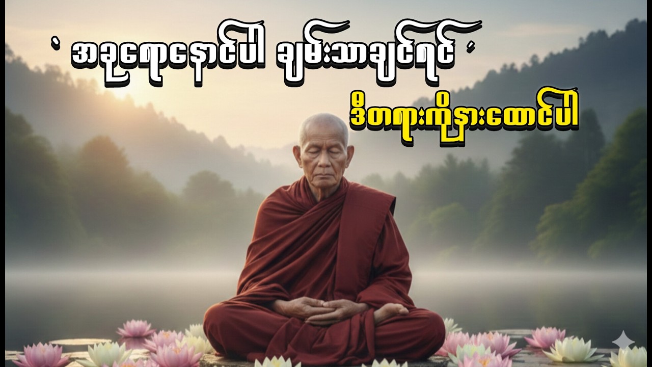 လူငယ်တွေနားထောင်သင့်တဲ့တရား #buddha #တရားတော်များ