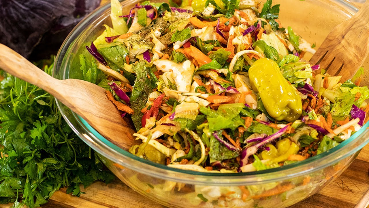 Greek-Style Fall Cabbage Salad: Lahanosalata
