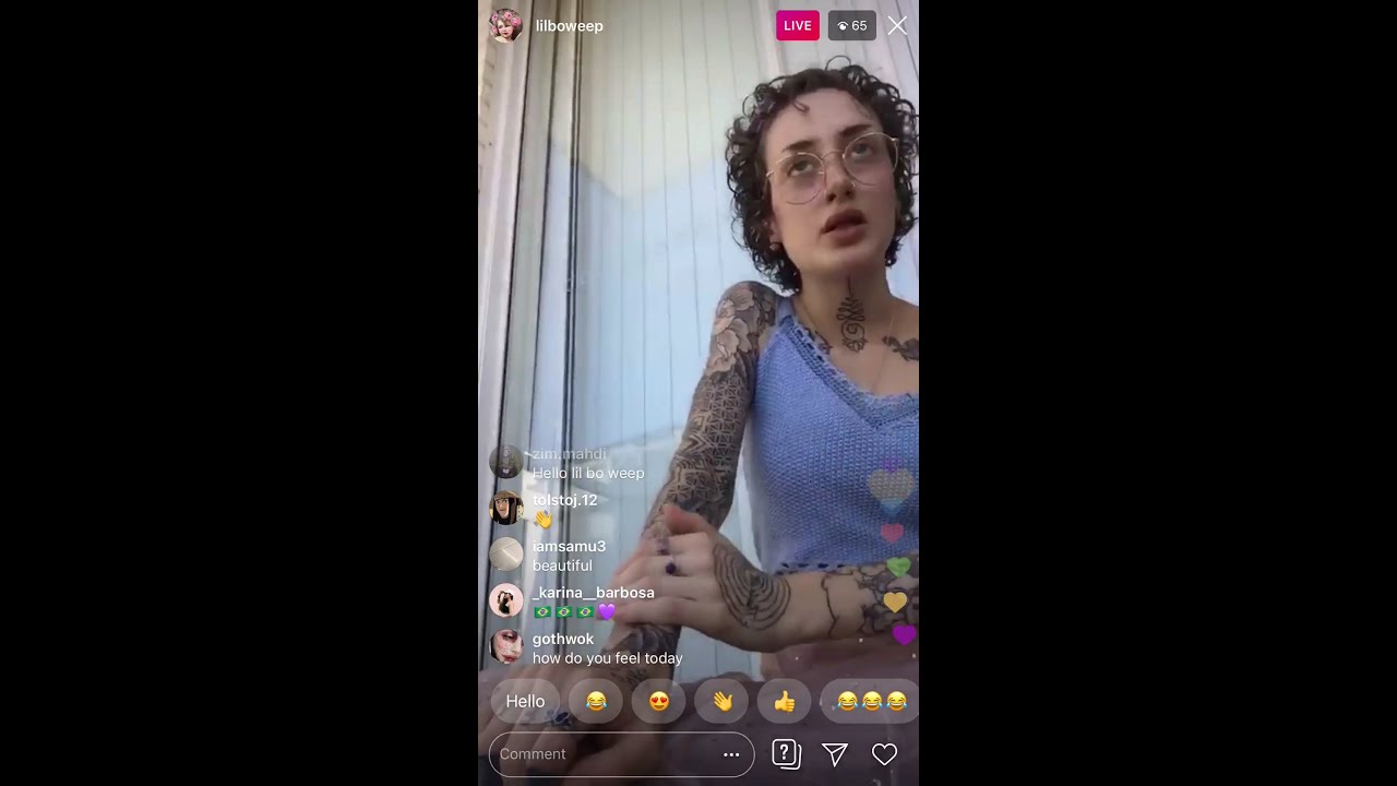 Unaloon/LiL Bo Weep instagram live - April 7 2019