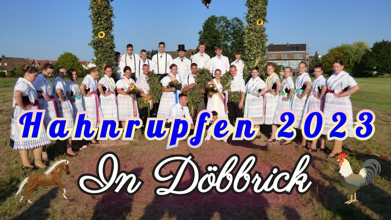 Hahnrupfen in Döbbrick - Cottbus mit Hahnflucht 🐓 /  2023 #brauch #tradition
