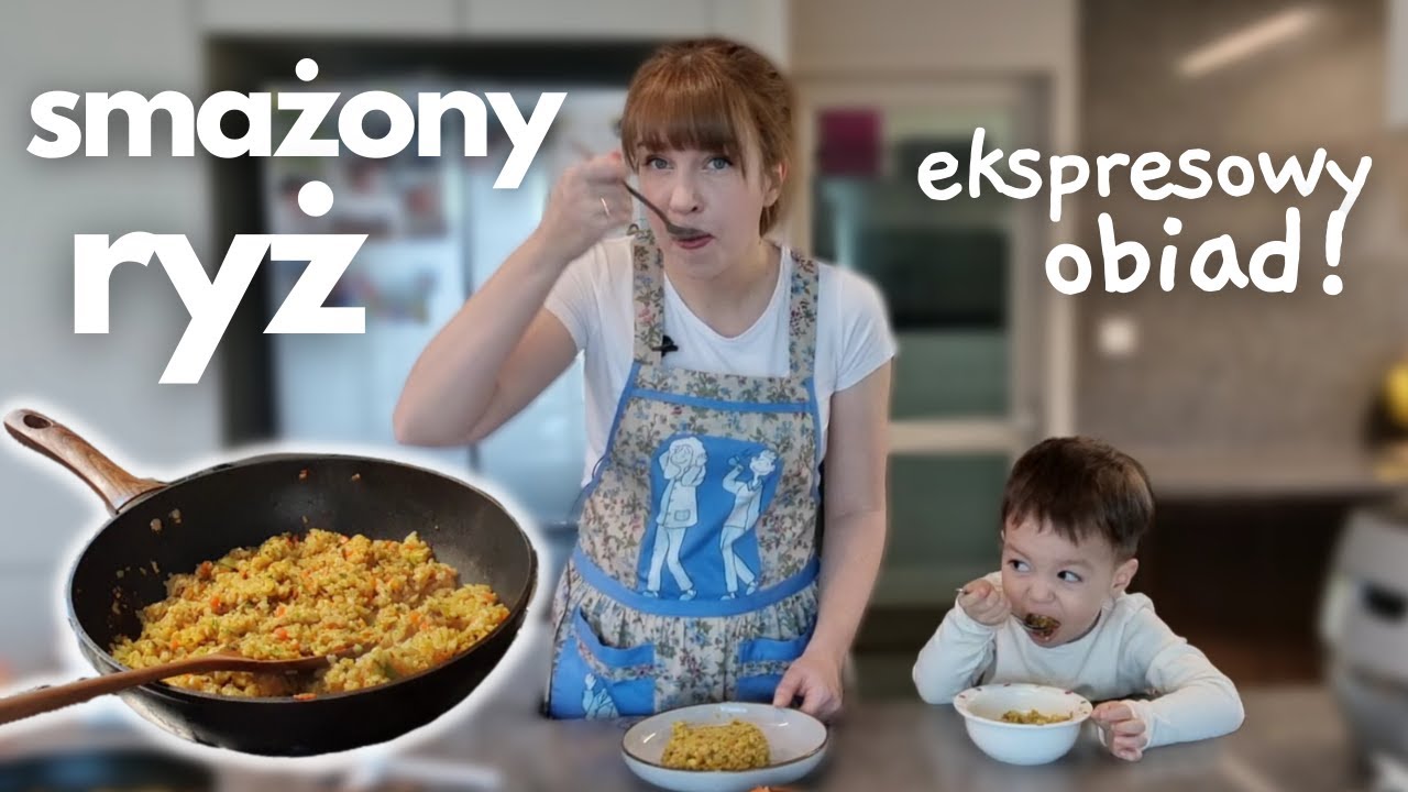 SMAŻONY RYŻ - przepis na szybki, pyszny i tani obiad! - aromatyczny ryż z dużą ilością warzyw