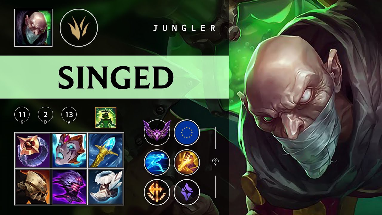 Singed Jungle vs Graves - EUW Master Patch 26.01