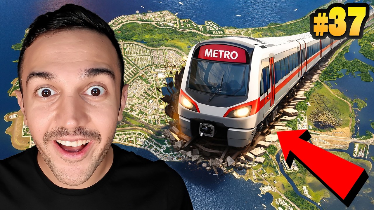 ÜLKENİN DOĞUSUNA METRO HATLARI BAĞLADIM 🚇🗺️ | Cities Skylines #37