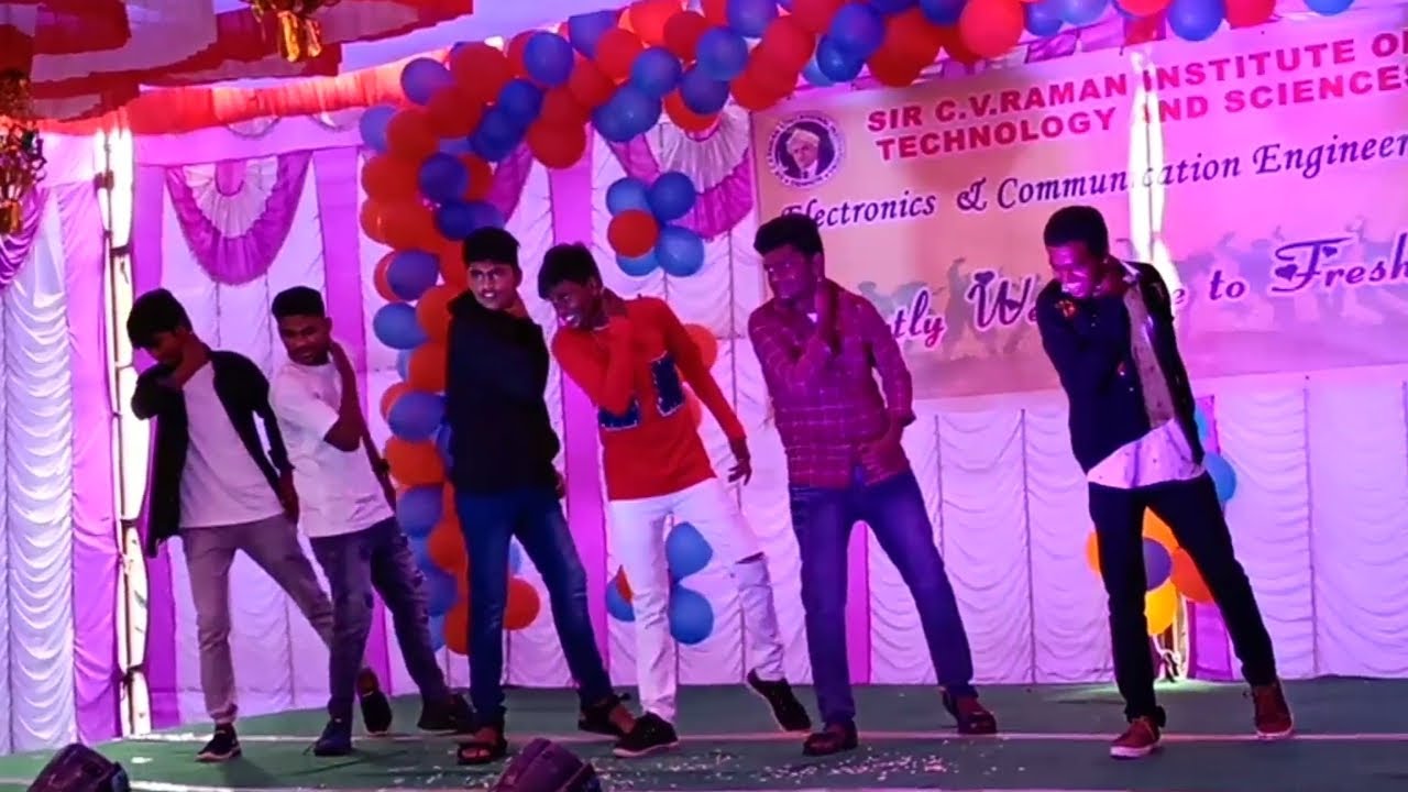 Fresher day party Dance performance in CVRT||ECE Boys full enjoy||Tadipatri ||2022||