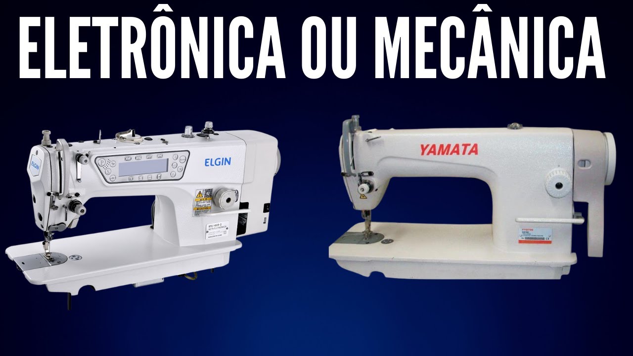 Qual a diferença de máquina eletrônica de uma normal