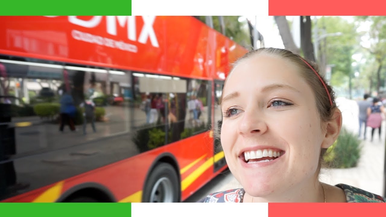 Así es el transporte público en CDMX! (MetroBus de doble piso)