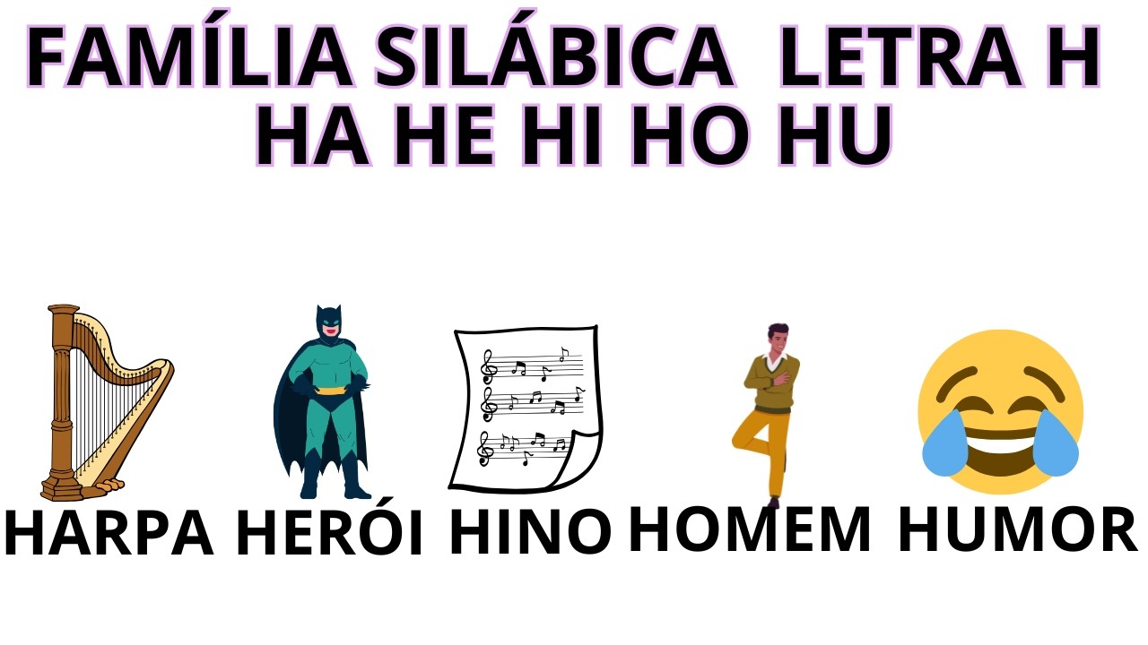 Família Silábica da Letra H | HA HE HI HO HU / Mundo Encantado Kids #aprender #canalkids