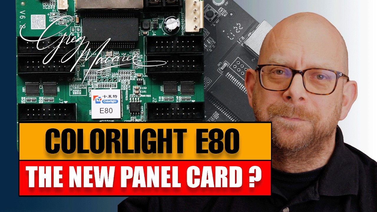 Testing the new Colorlight E80 Receiver card with LEDVision & FPP