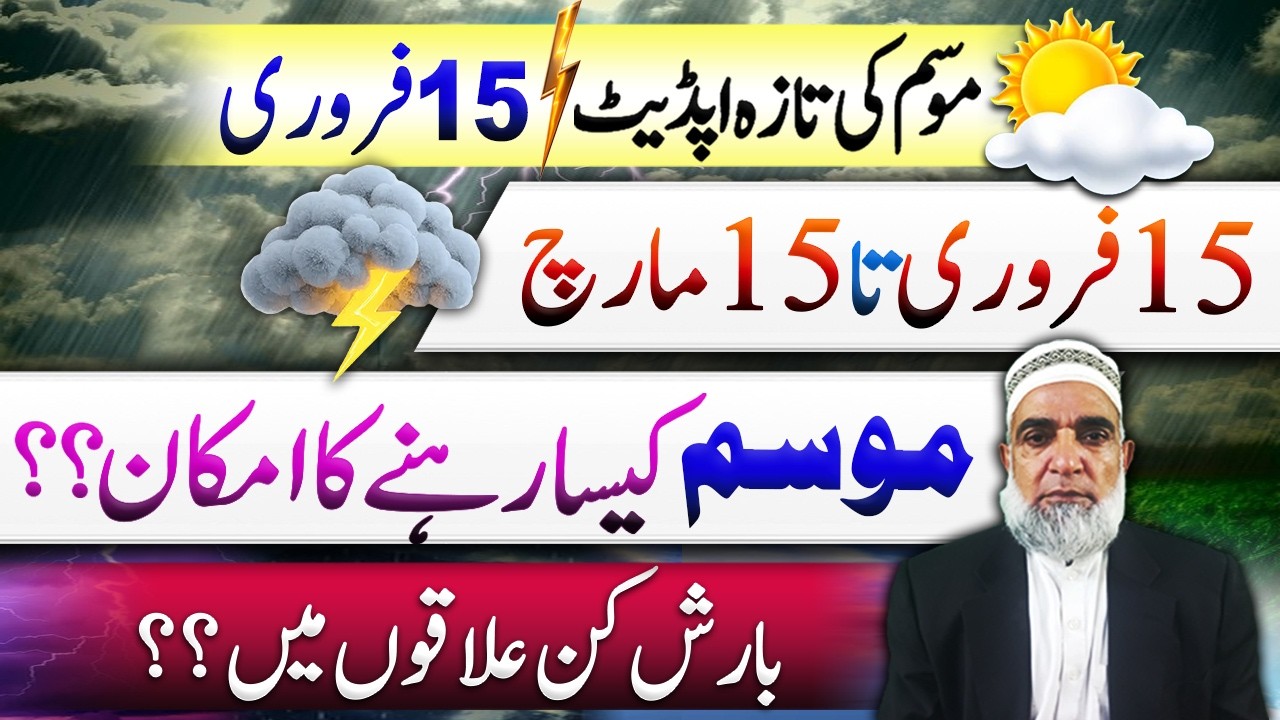 Weather Forecast for Next Month in Pakistan || Crop Reformer