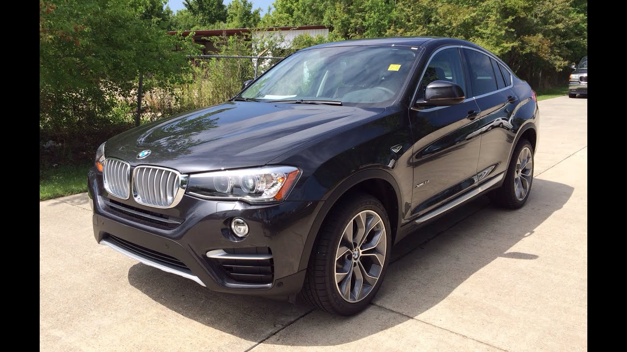 Выхлопная система BMW X4 xDrive35i X Line 2015 года, запуск и подробный обзор