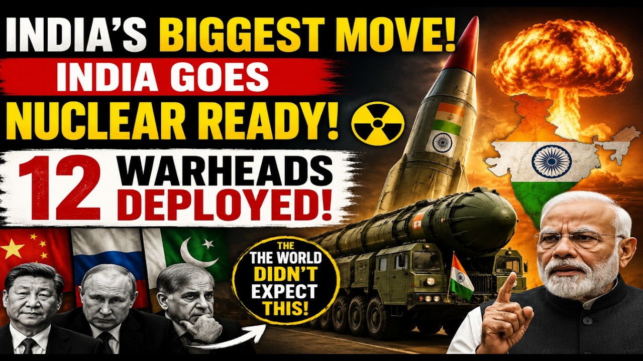 🚨 India's Biggest Nuclear Move in Years! Deploys 12 Nuclear Warheads | The World Didn't Expect This!